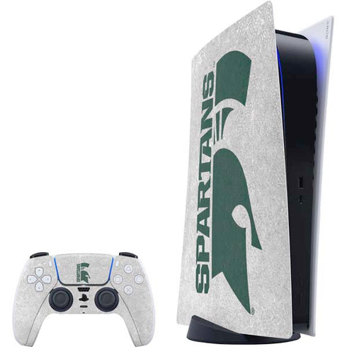 Michigan State University Spartans Half Logo PlayStation PS5 Skins